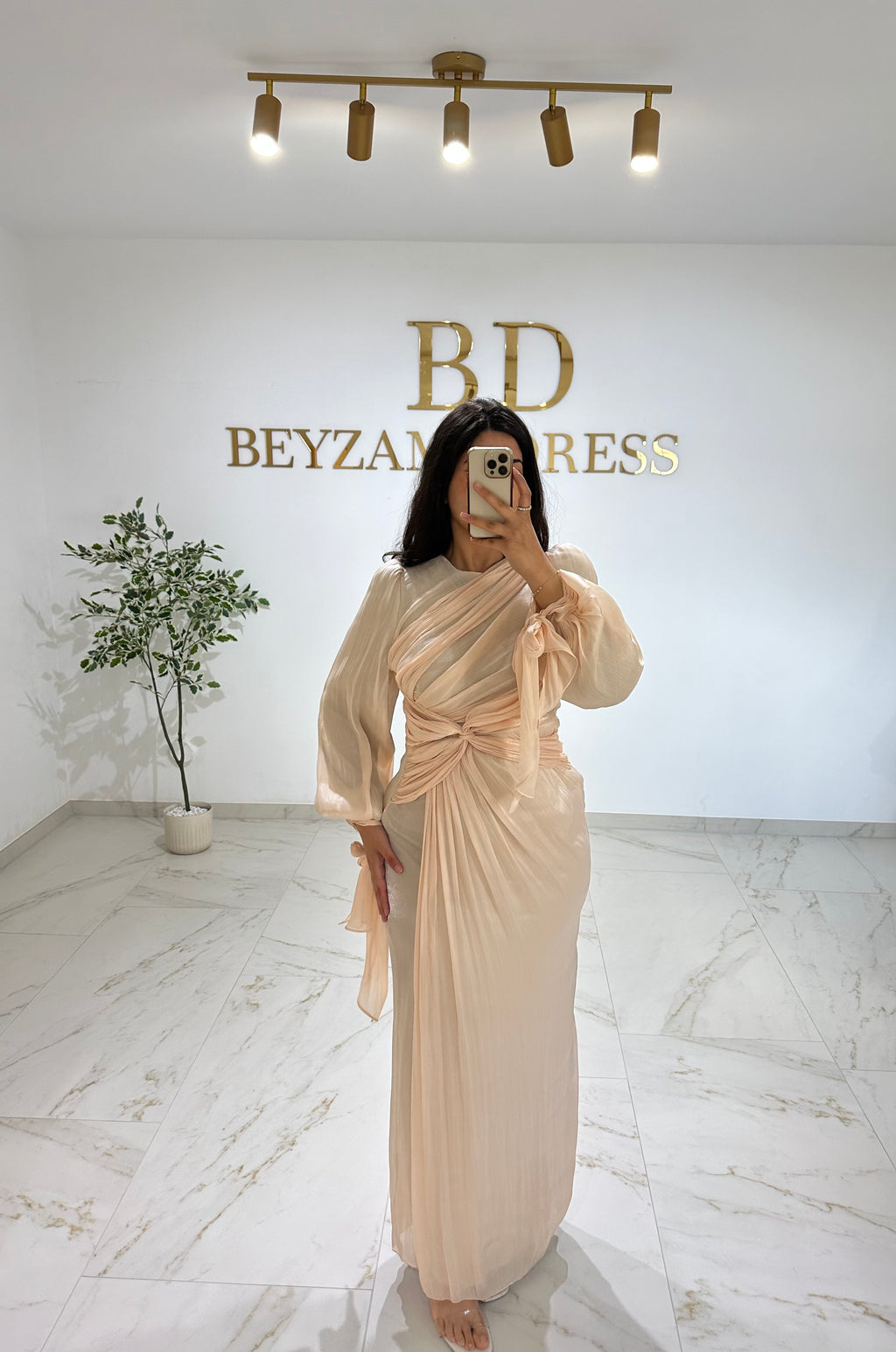 Nafuna Dress Beige