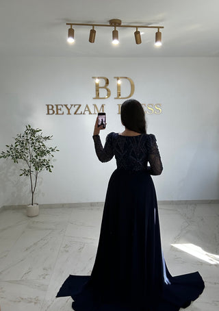 Seda dress darkblue