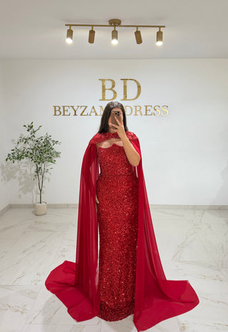 Lariya dress red