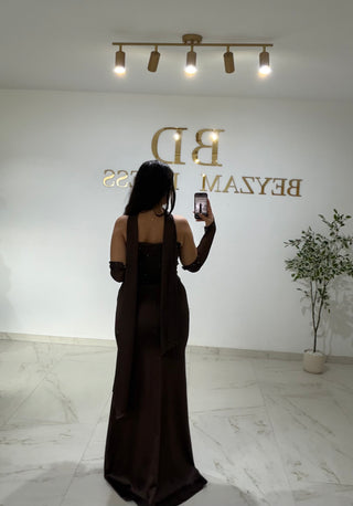 Ela dress Brown