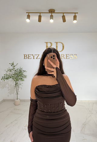 Ela dress Brown