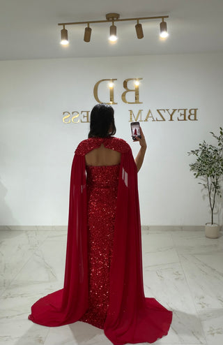 Lariya dress red