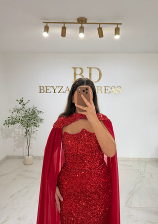 Lariya dress red