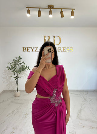 Damla dress fuchsia