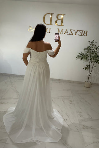 Leyla dress white