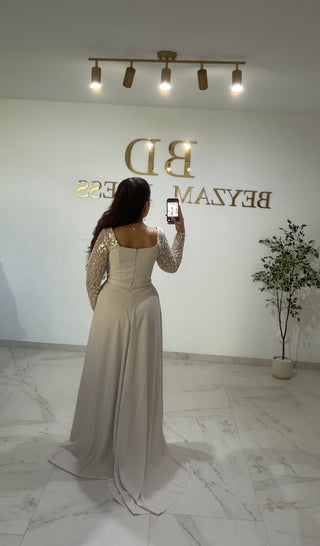 Nayla dress beige