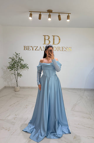 Efna dress blue