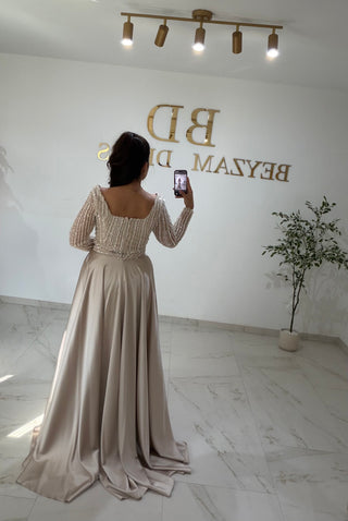 Adena dress beige