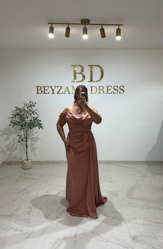 Eylül dress altrosa PLUS SIZES