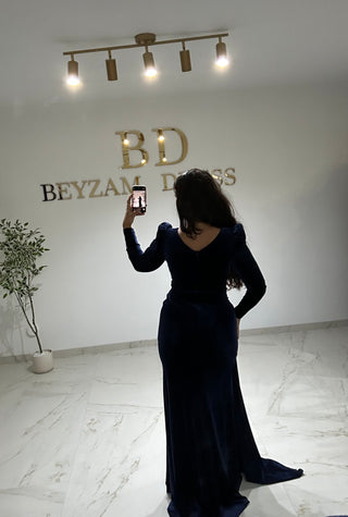 Kader dress darkblue