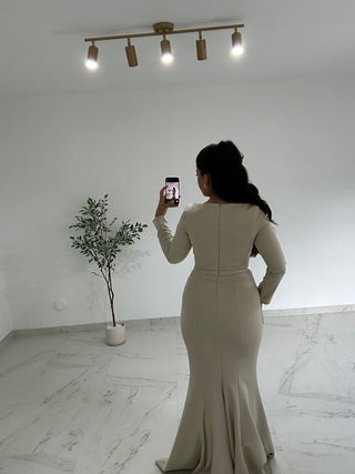 Asu Dress beige