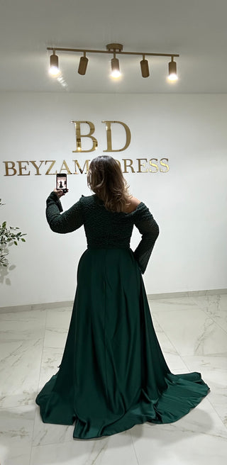 Neval dress Green PLUS SIZES