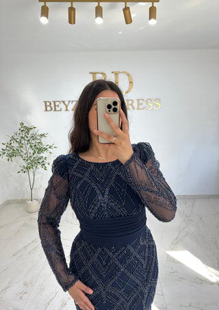 Seda dress darkblue