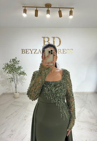 Bahar dress khaki