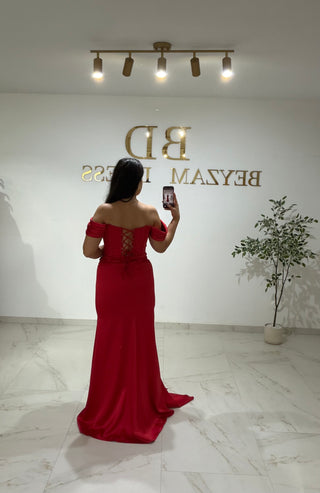 Miray dress red