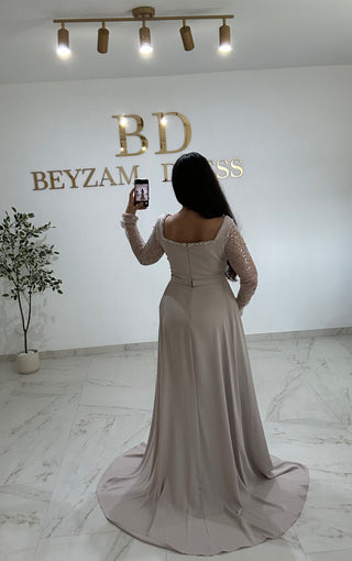 Milena dress beige