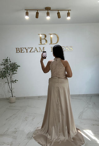 Ayla dress beige