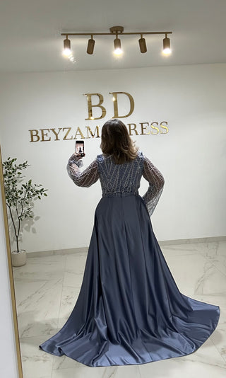 Yelda dress Indigoblau PLUS SIZES