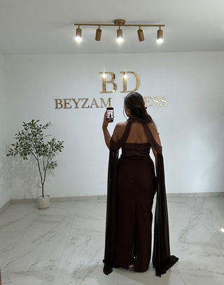Naida dress Brown