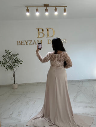 Yeliz dress beige