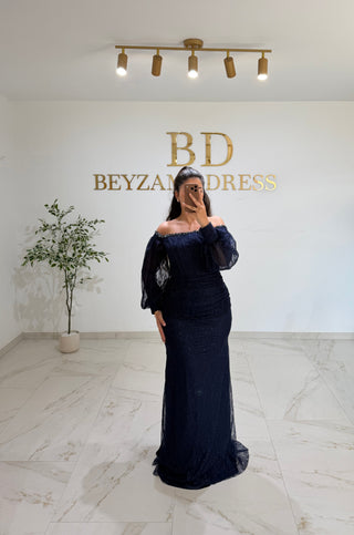 Derya dress darkblue