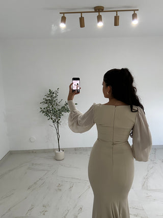 Asli Dress Beige