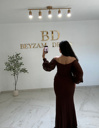 Sadem dress Brown