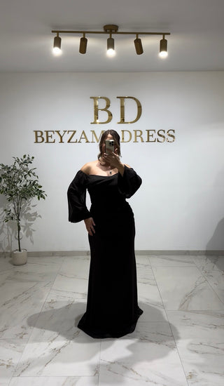 Sadem dress darkbrown PLUS SIZES