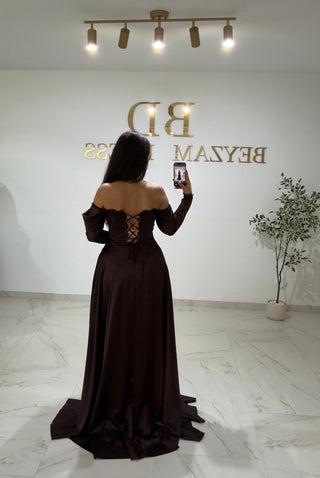 Efna dress Brown