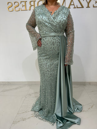 Hande dress mint PLUS SIZES