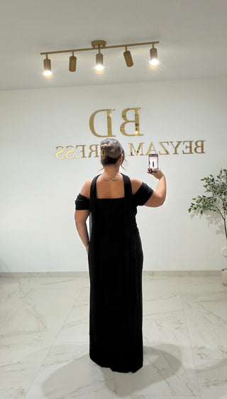 Nura dress black PLUS SIZES