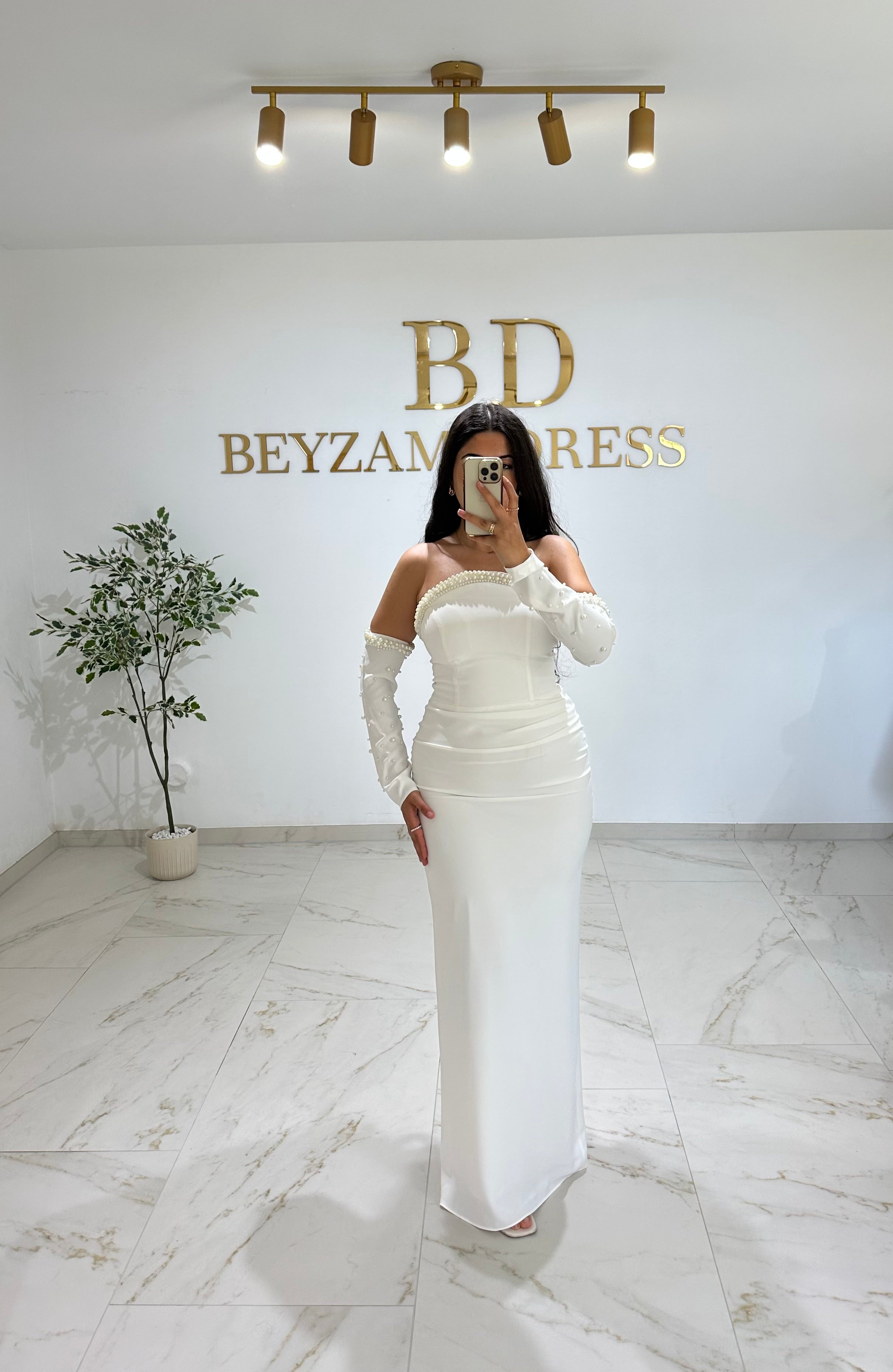 sanem white dress Sanem dress white – BEYZAM DRESS