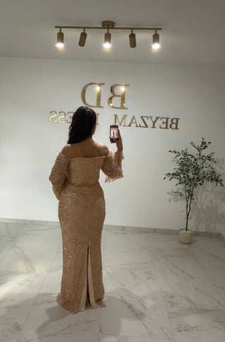 Kader dress Gold