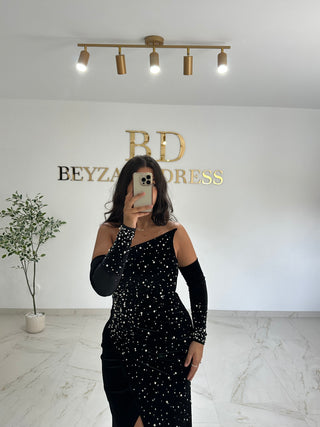 İnci dress black