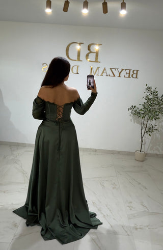 Efna dress khaki