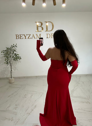 Zümra Dress red