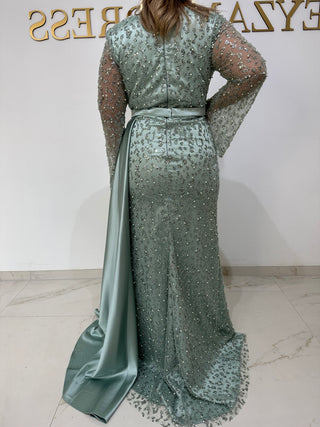 Hande dress mint PLUS SIZES