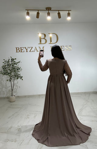Zara dress Taupe
