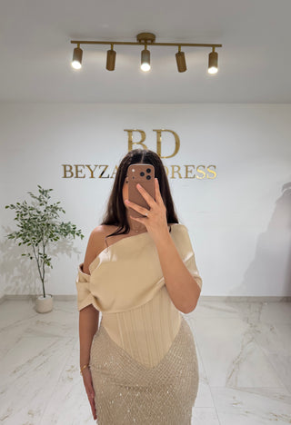 Feryal dress beige