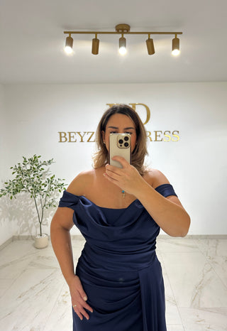 Yaren dress darkblue PLUS SIZES