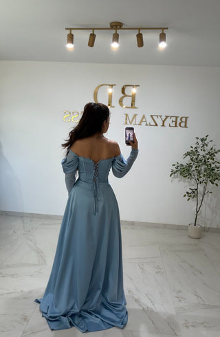 Efna dress blue