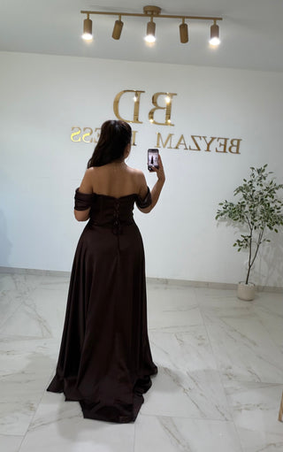 Alya dress Brown