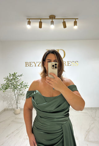 Yaren dress khaki PLUS SIZES