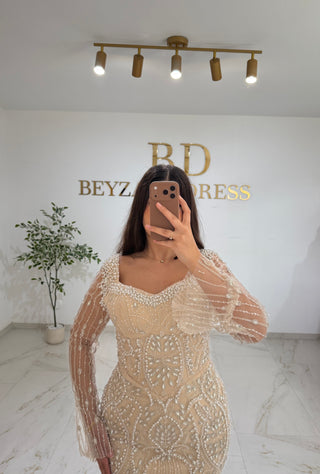 Elisa dress beige