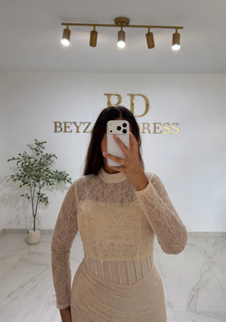 Mira dress beige