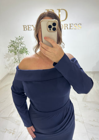 Lema dress darkblue PLUS SIZES