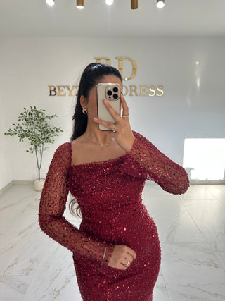 Princess Dress bordo