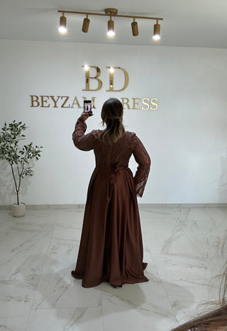 Havin dress Brown PLUS SIZES