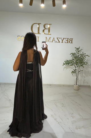 Aleya dress Brown