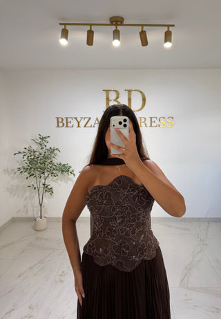 Liora dress Brown